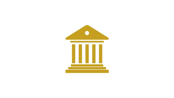 A yellow capitol building icon.
