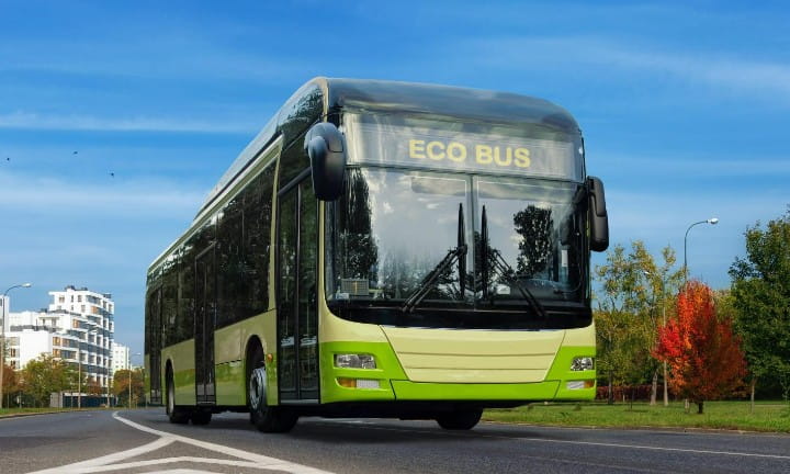 Automated bus image.