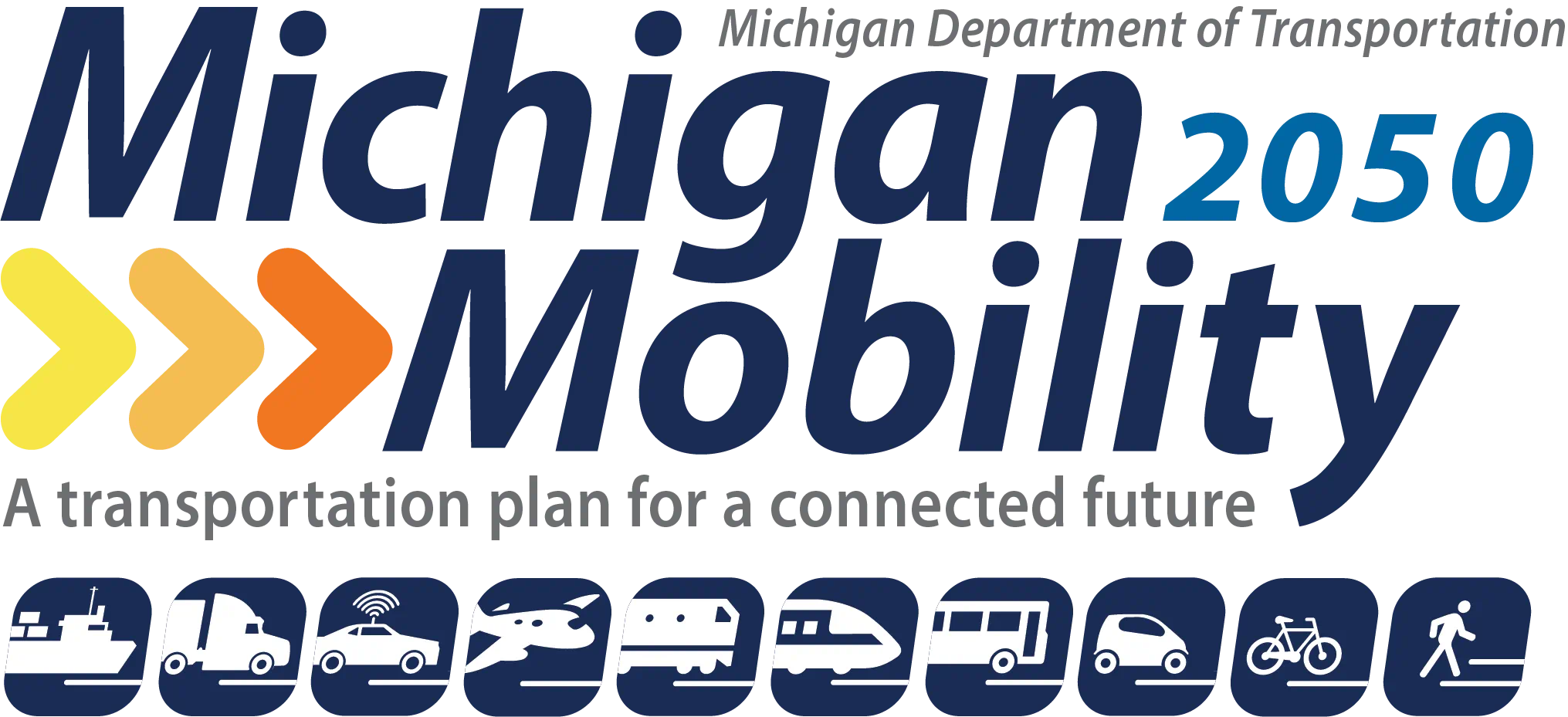 Michigan Mobility 2050 logo.