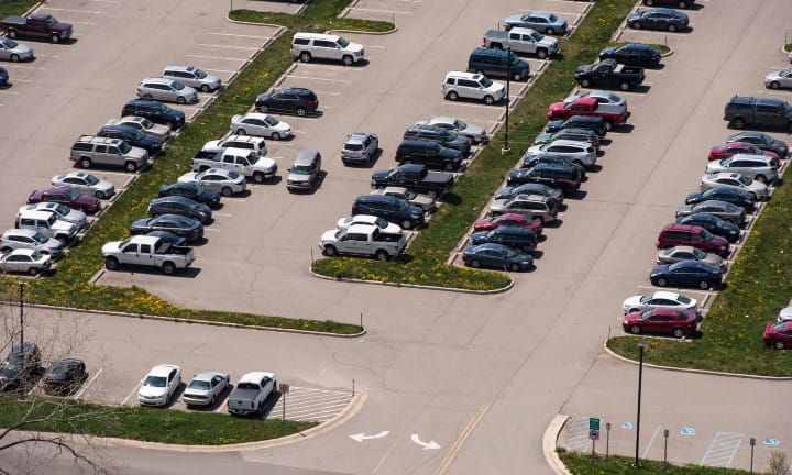 Carpool lot on M-50 north of I -96 in Kent County.