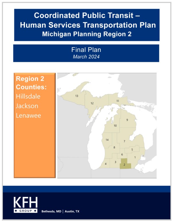 Coordinated Public Transit - Human Services Transportation Plan Region 2 cover.