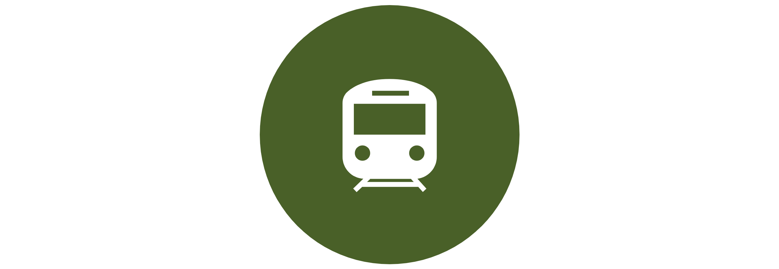 A green train icon depicting the Coast-to-Coast (Potential) passenger rail corridor.