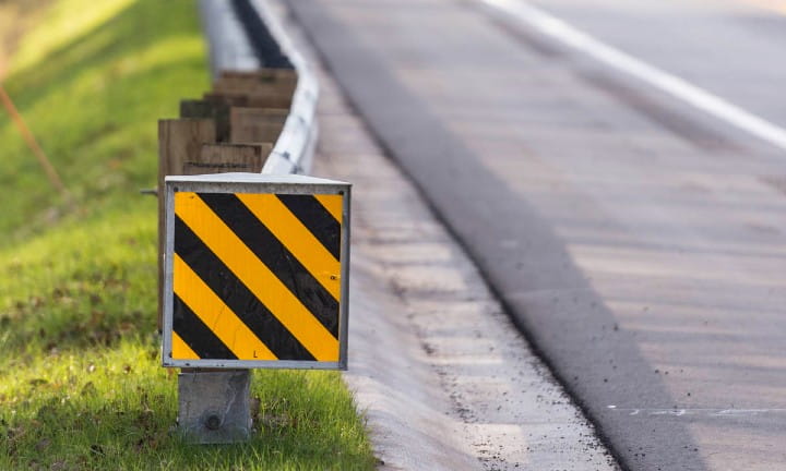 New guardrail installed for safety.