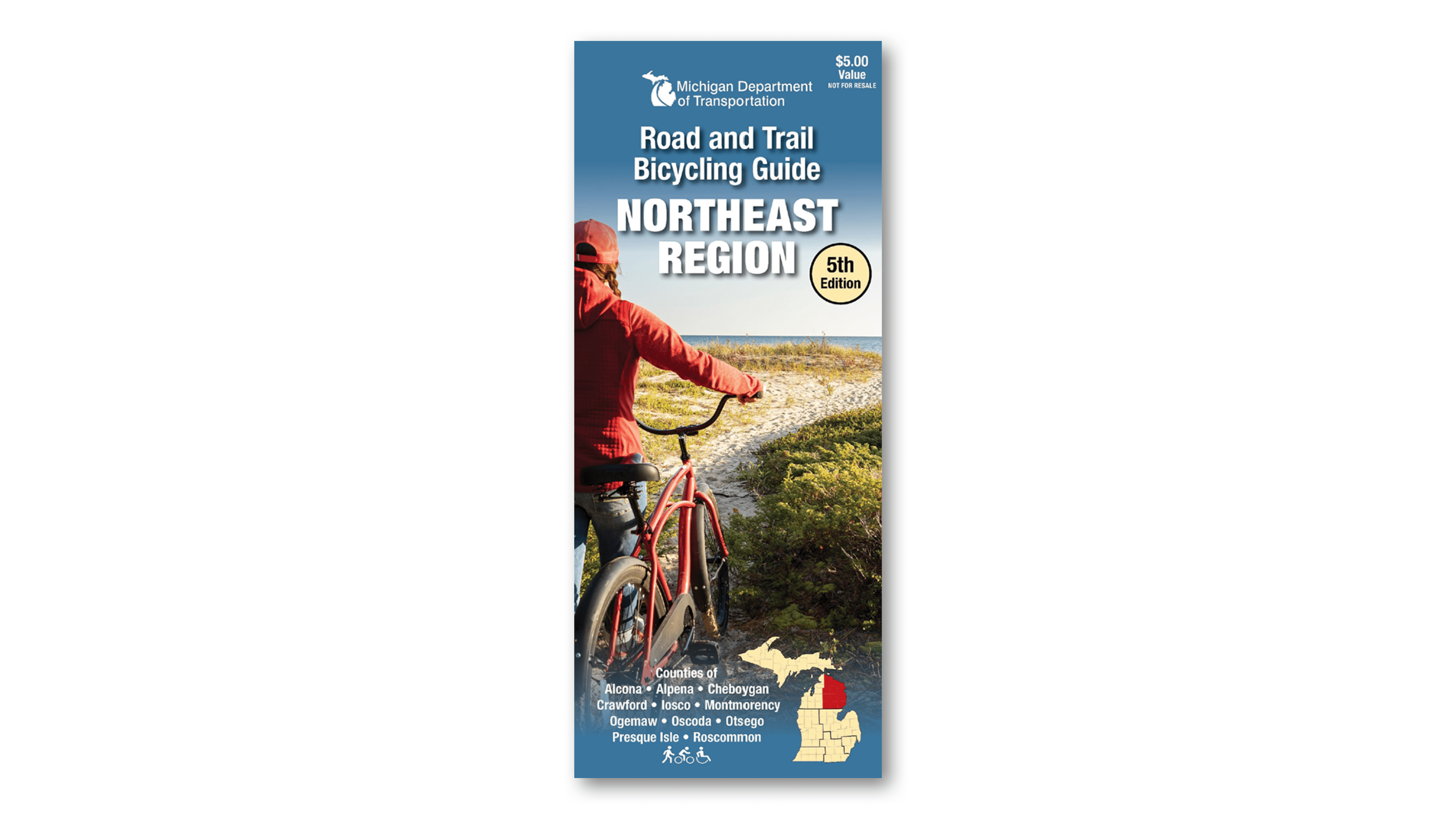 North Region Northeast Bicycle Map Cover