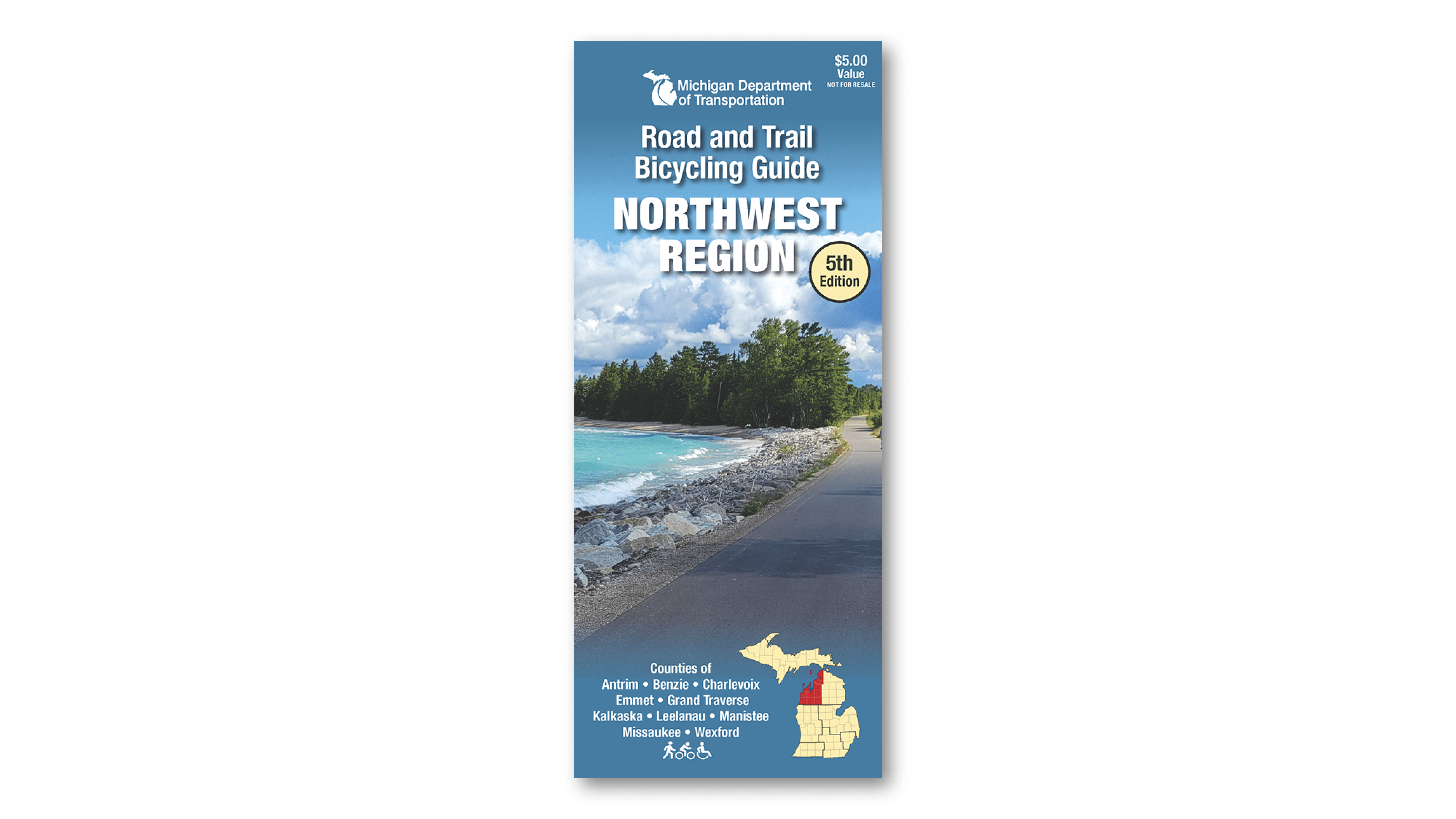 North Region Northwest Bicycle Map Cover