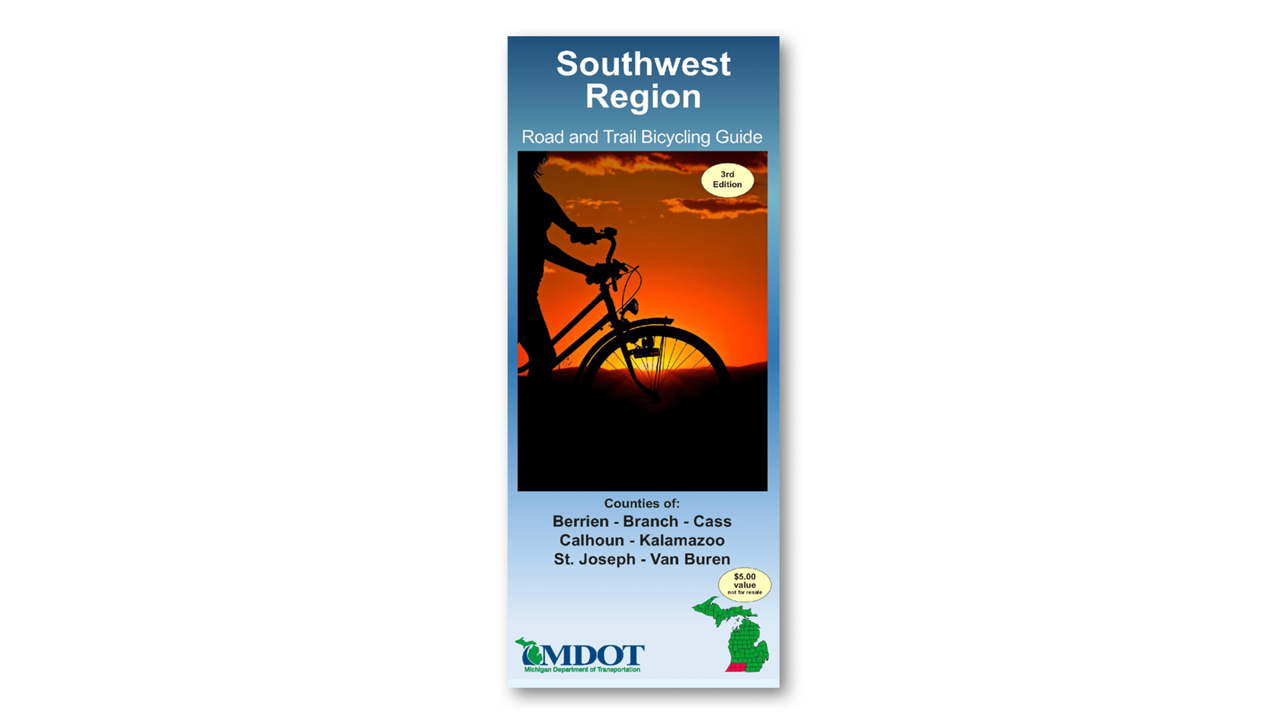 Southwest Region Bicycle Map Cover