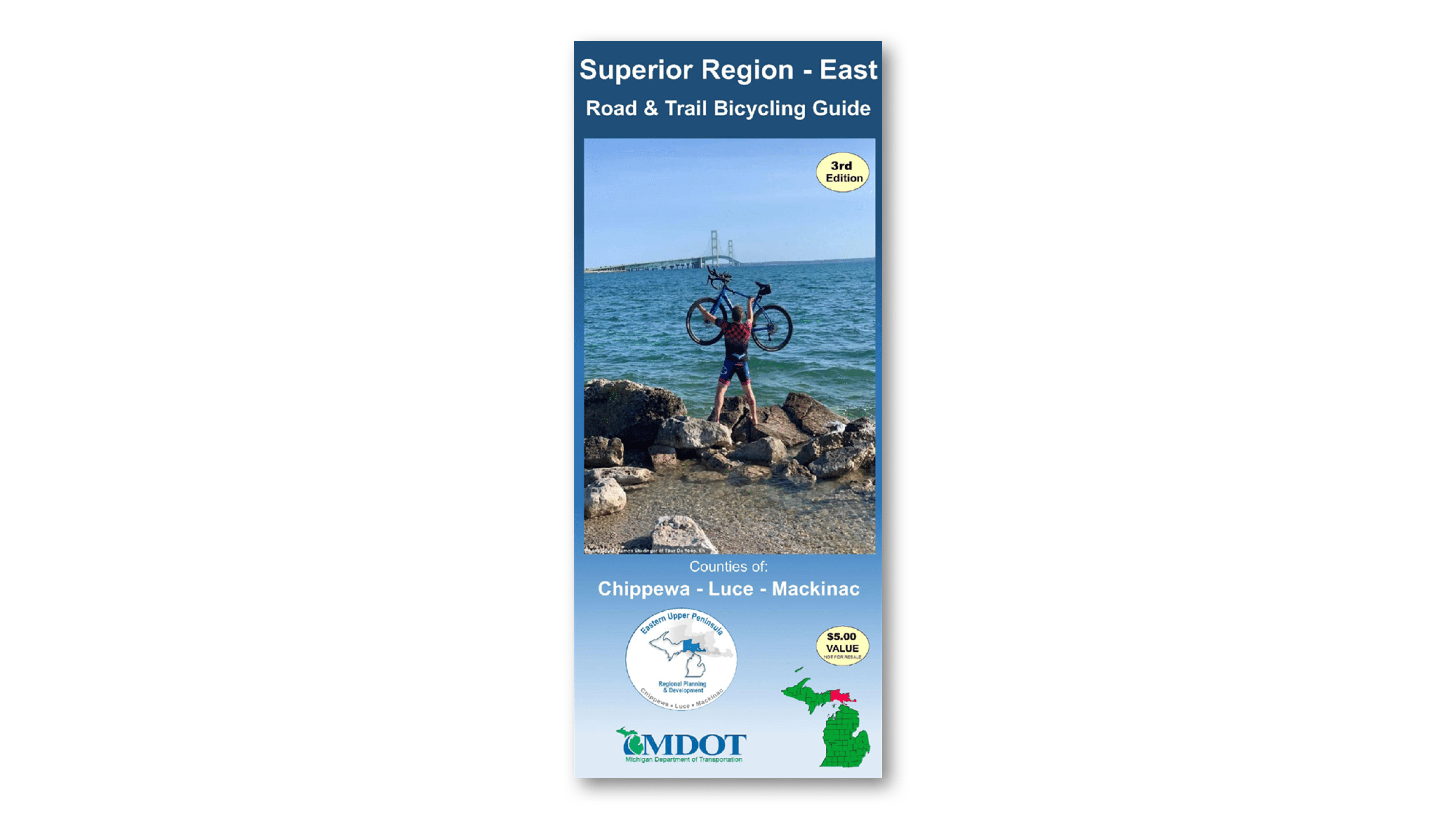 Superior Region East Bicycle Map Cover