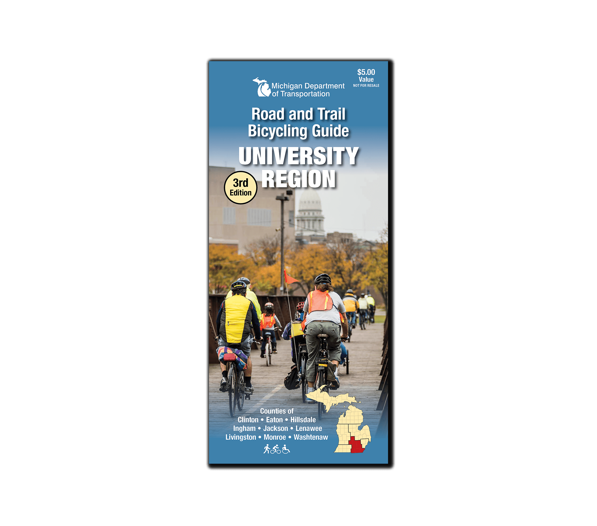 University Region Bicycle Map Cover