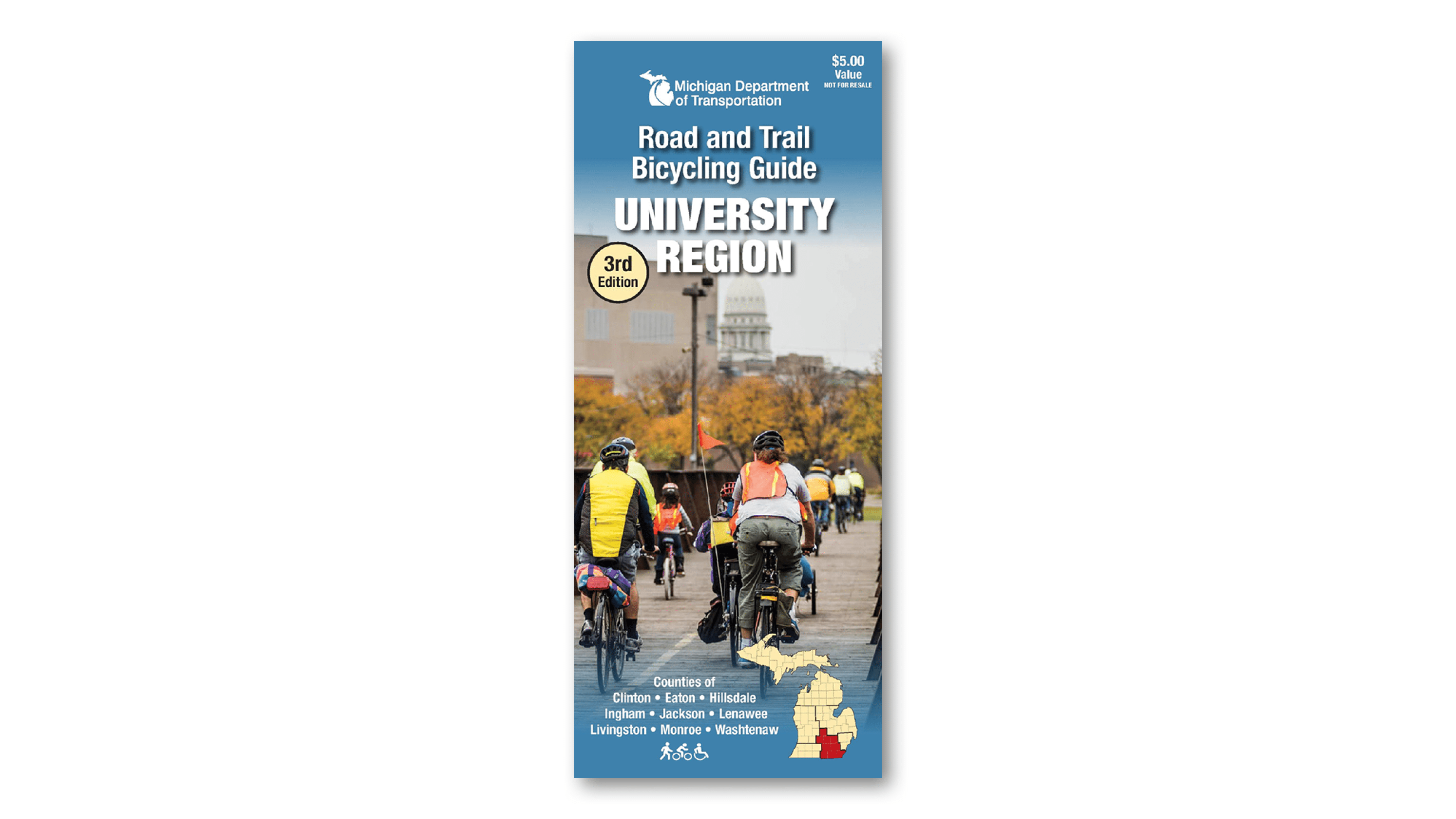 University Region Bicycle Map Cover
