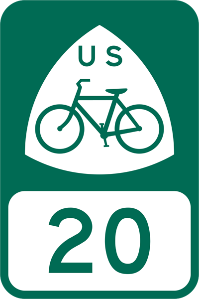 US-20 route sign