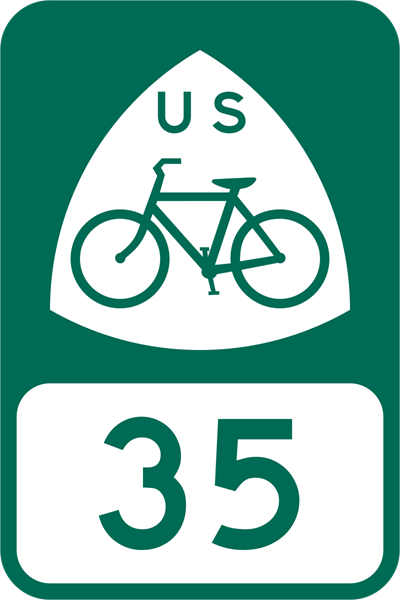 US-35 route sign