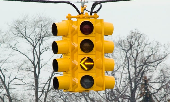 Flashing Yellow Arrow Left-turn Signal