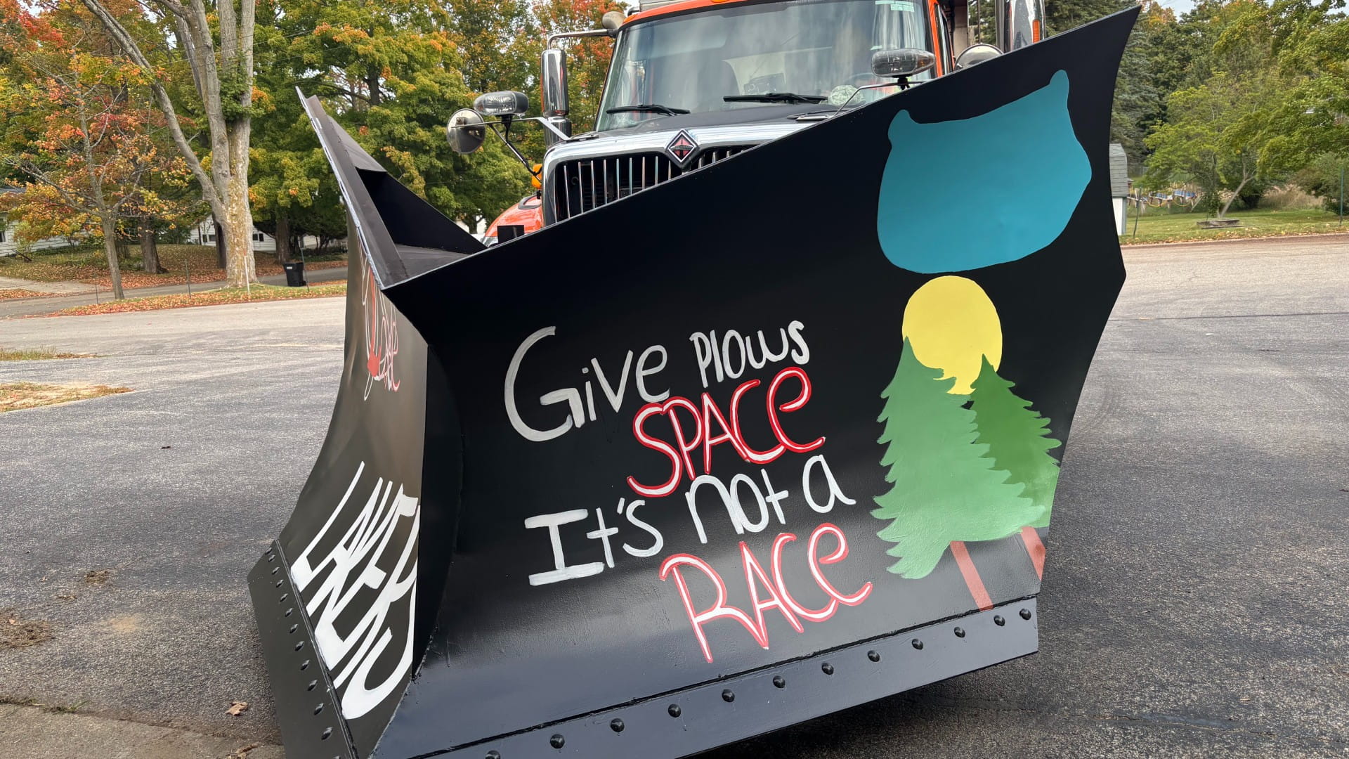 Bear Lake High School 2025-2026 Paint the Plow program artwork.