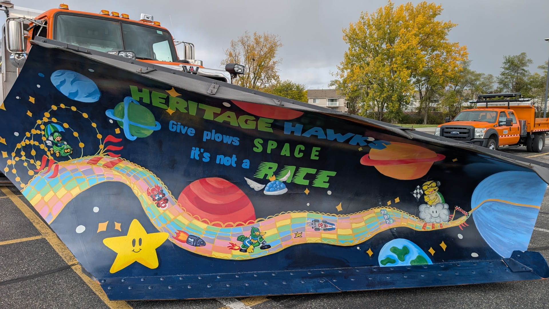 Heritage High School 2025-026 Paint the Plow program artwork.