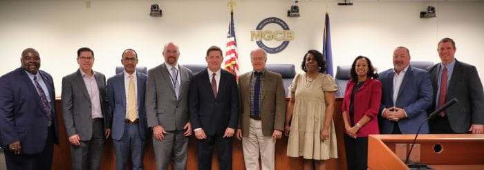 MGCB board members and casino executives at the Sept. 8, 2026, board meeting.