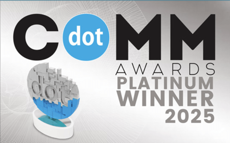 dotCOMM Awards Platinum Award Winner 2025
