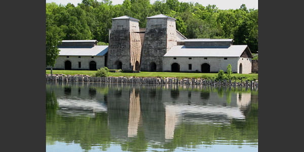 The furnace complex at Fayette
