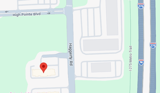 Map showing location of Country Inn and Suites