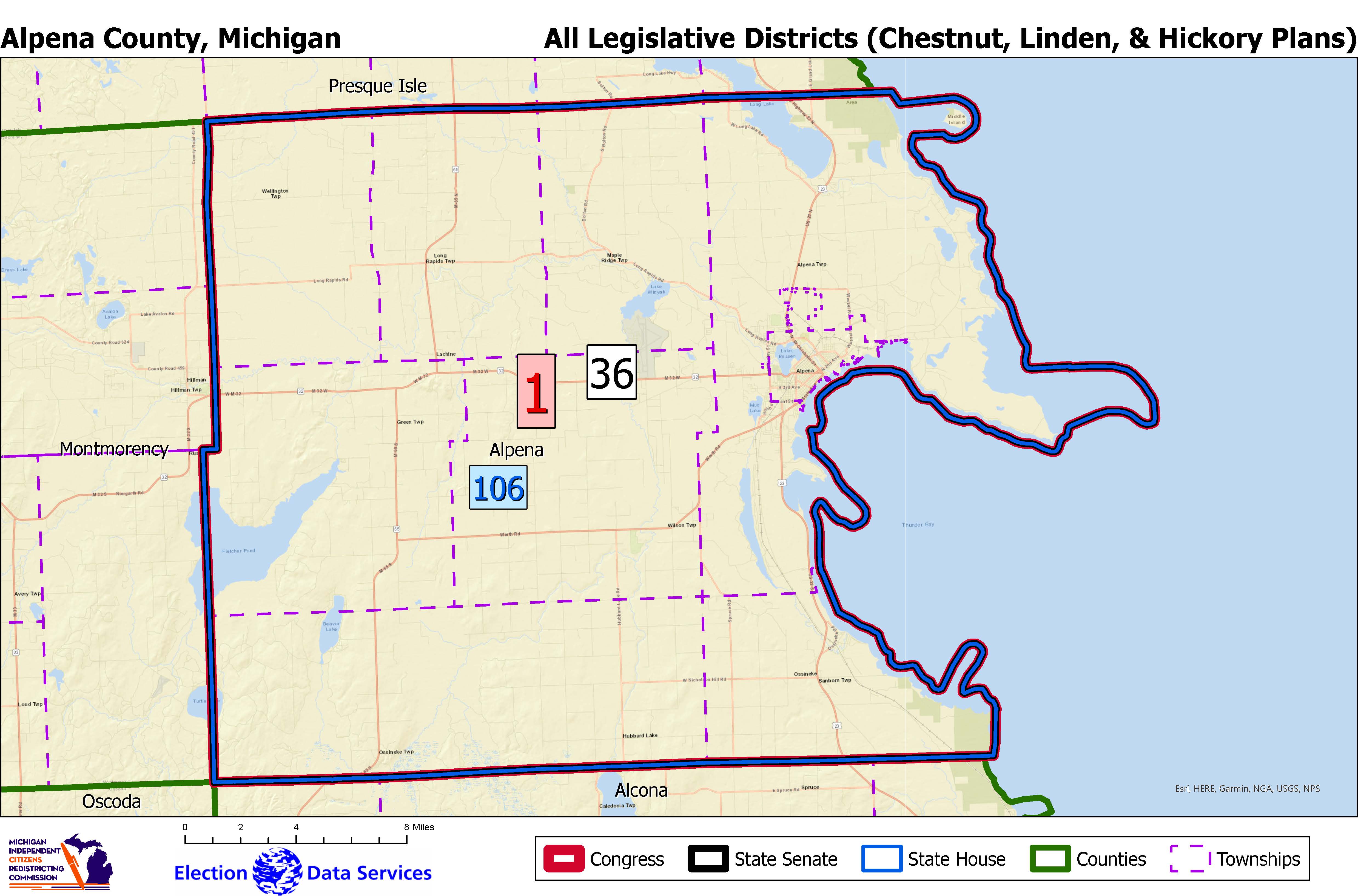 District Maps by County
