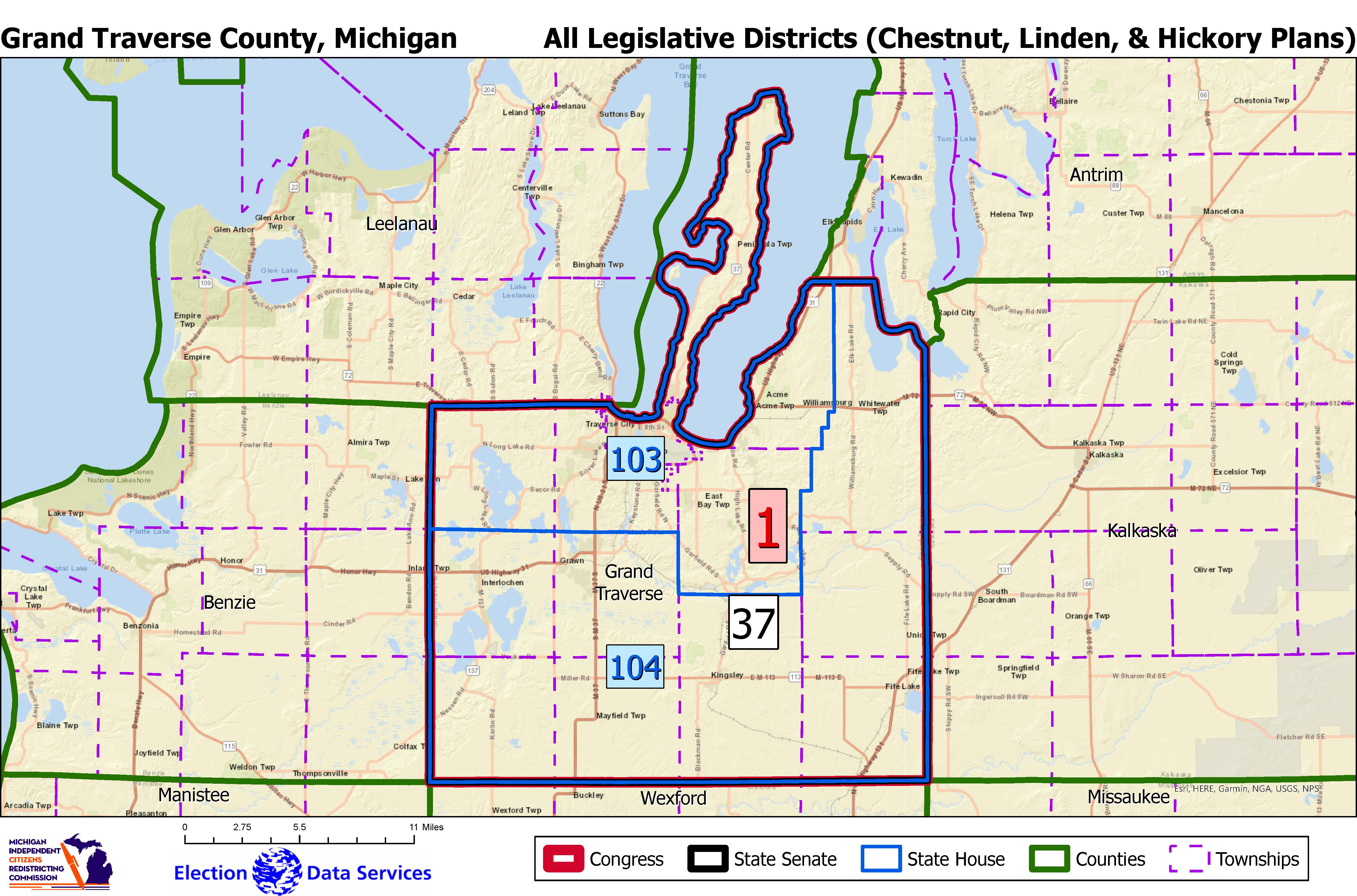 District Maps by County