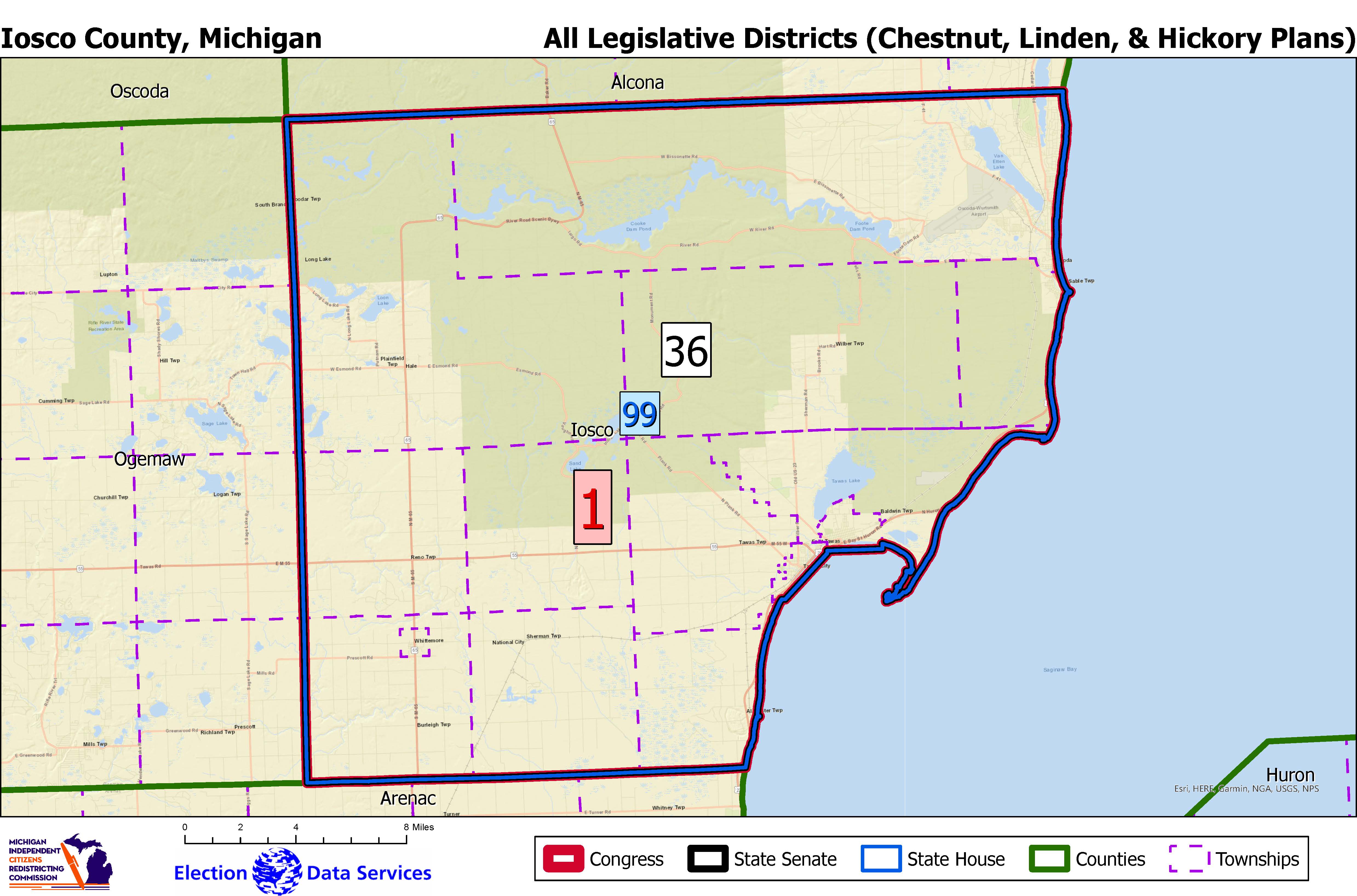 District Maps by County