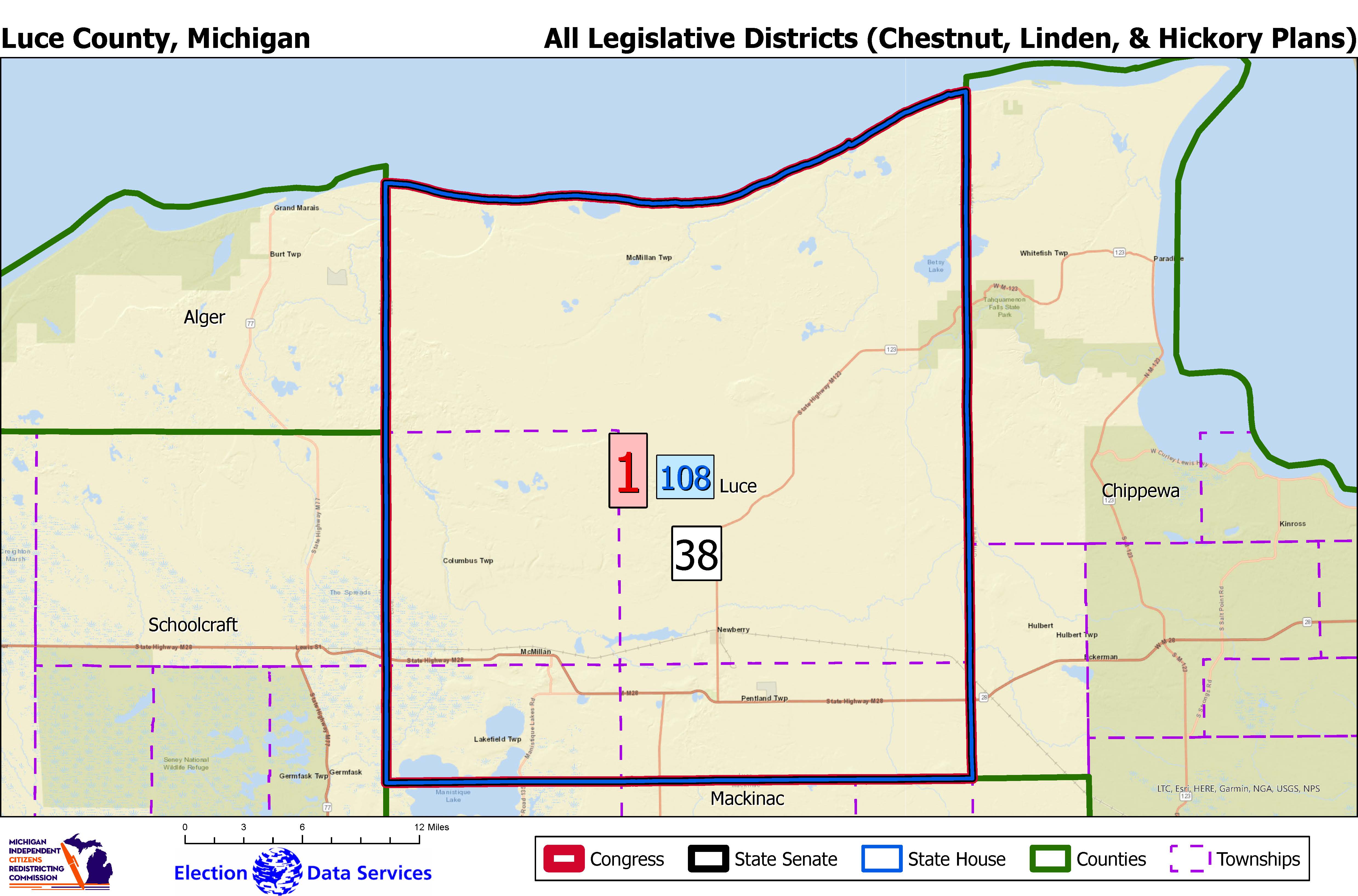 District Maps by County