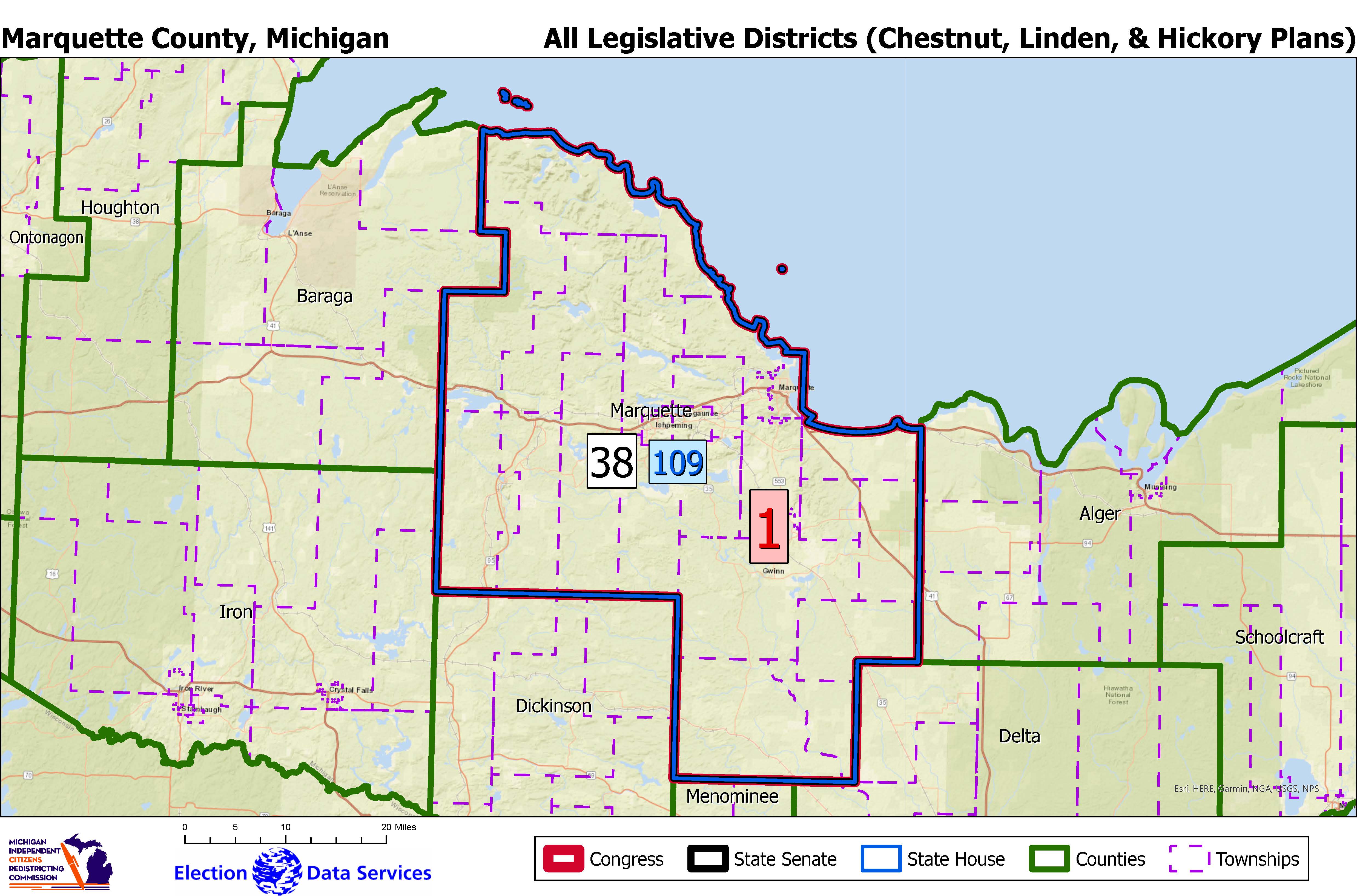 District Maps by County