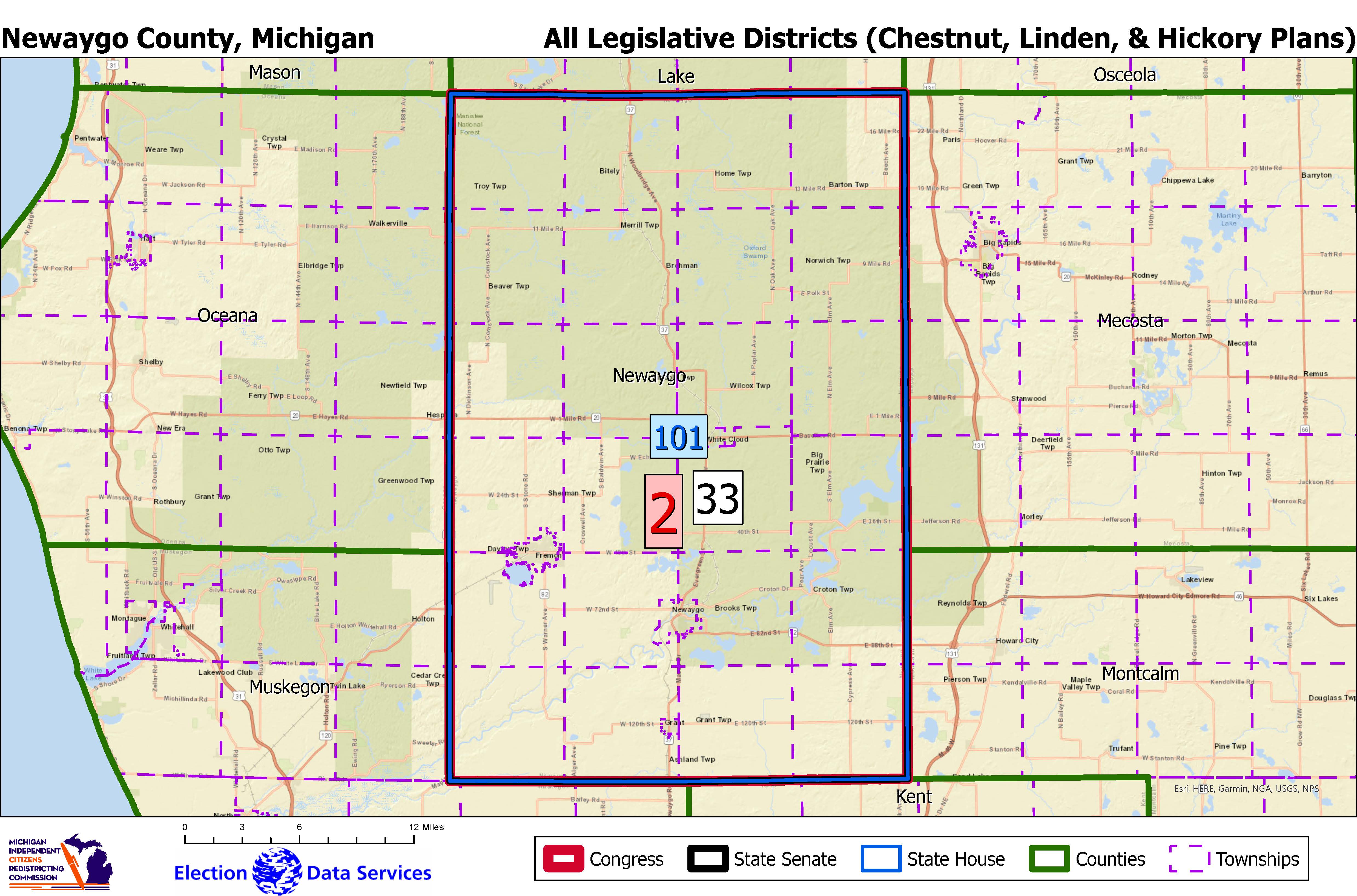 District Maps by County