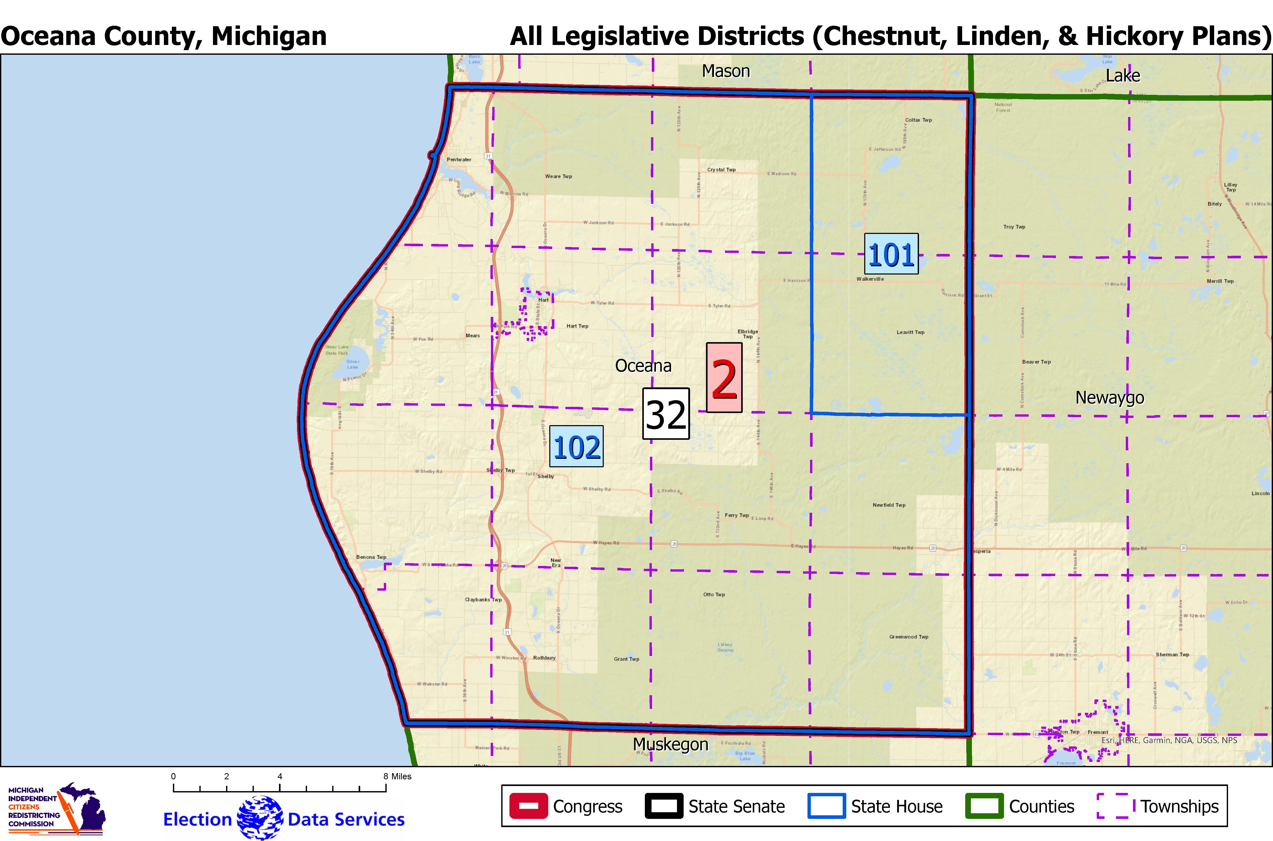 District Maps by County