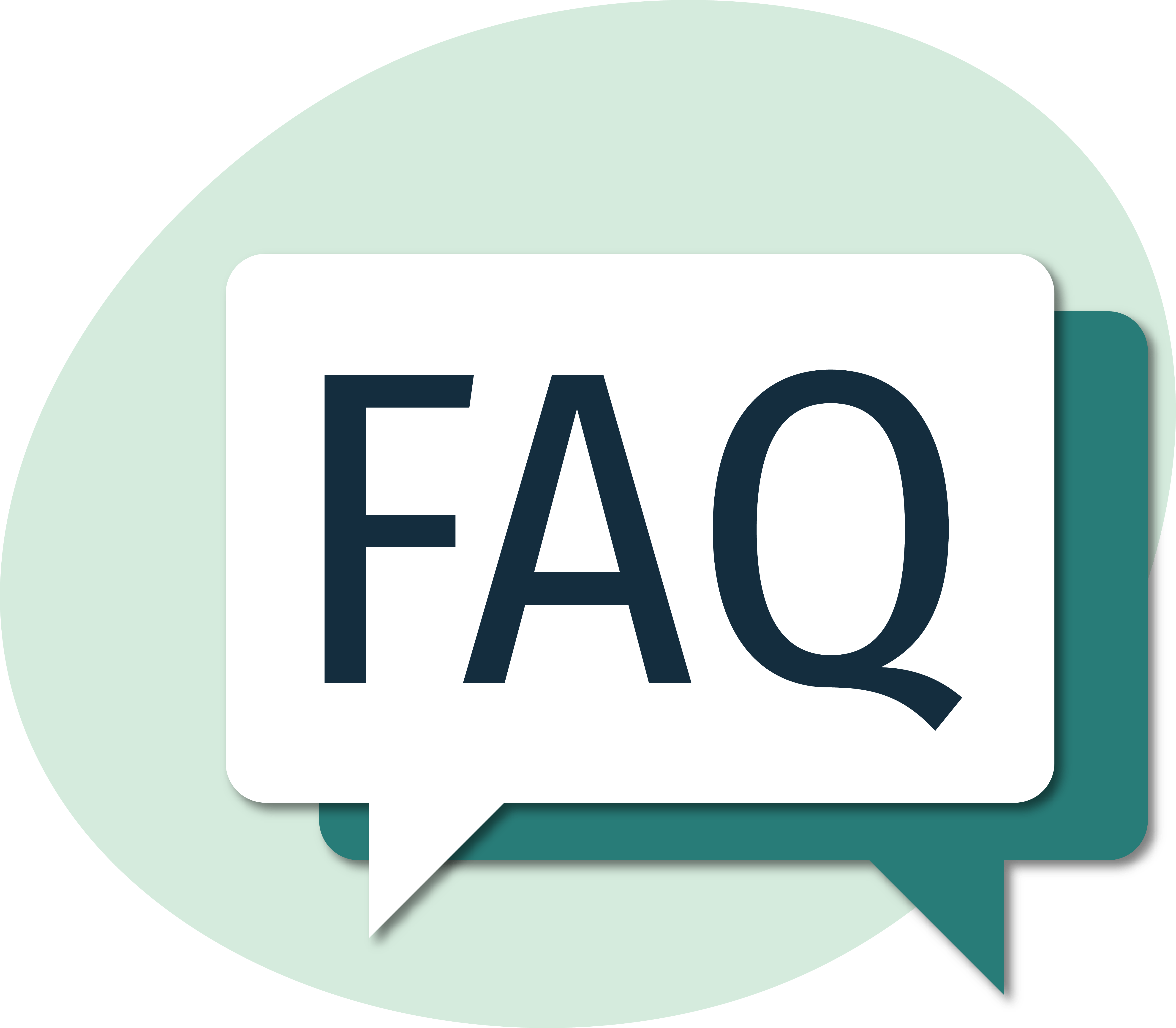 FAQ bubble image