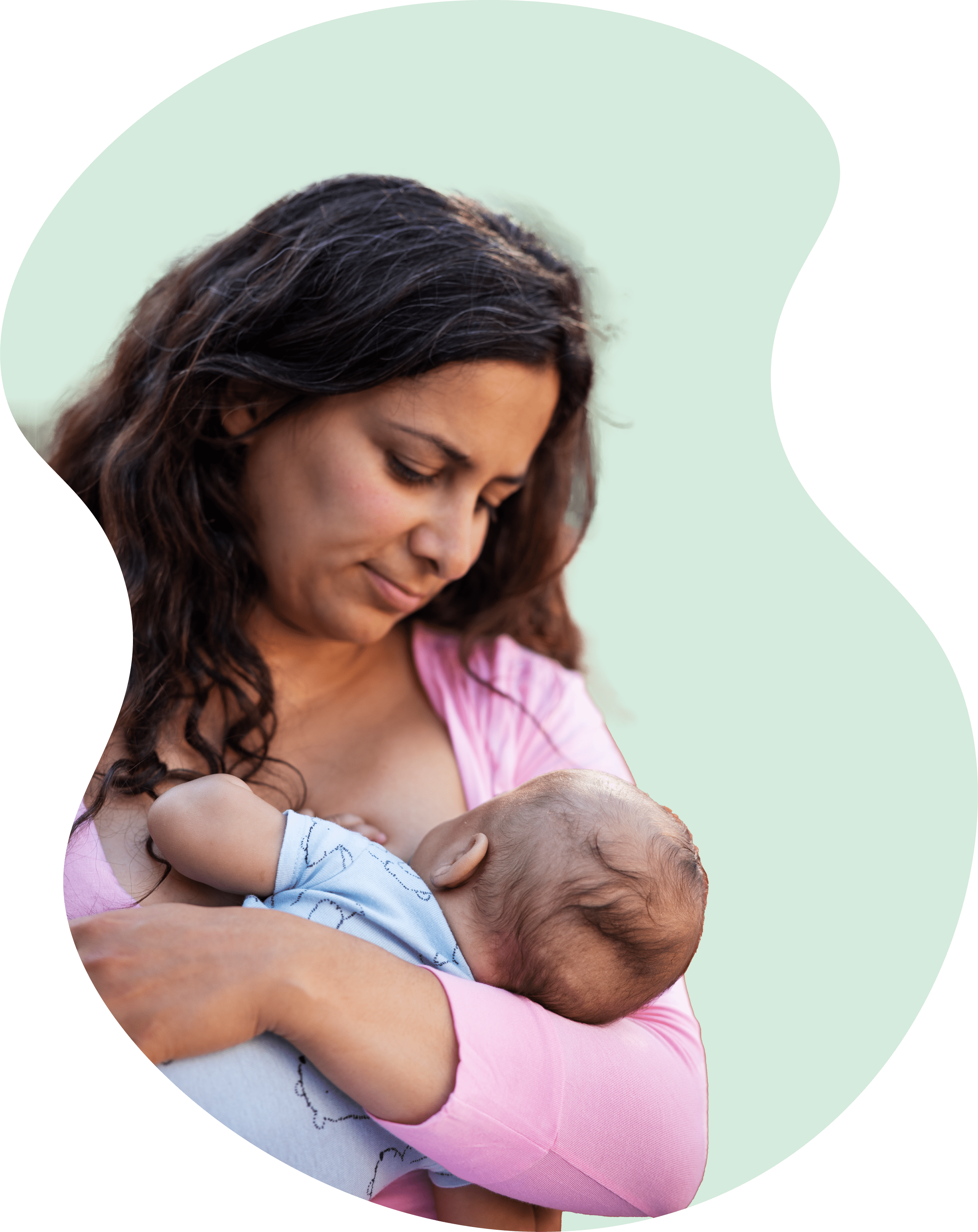 Breastfeeding woman
