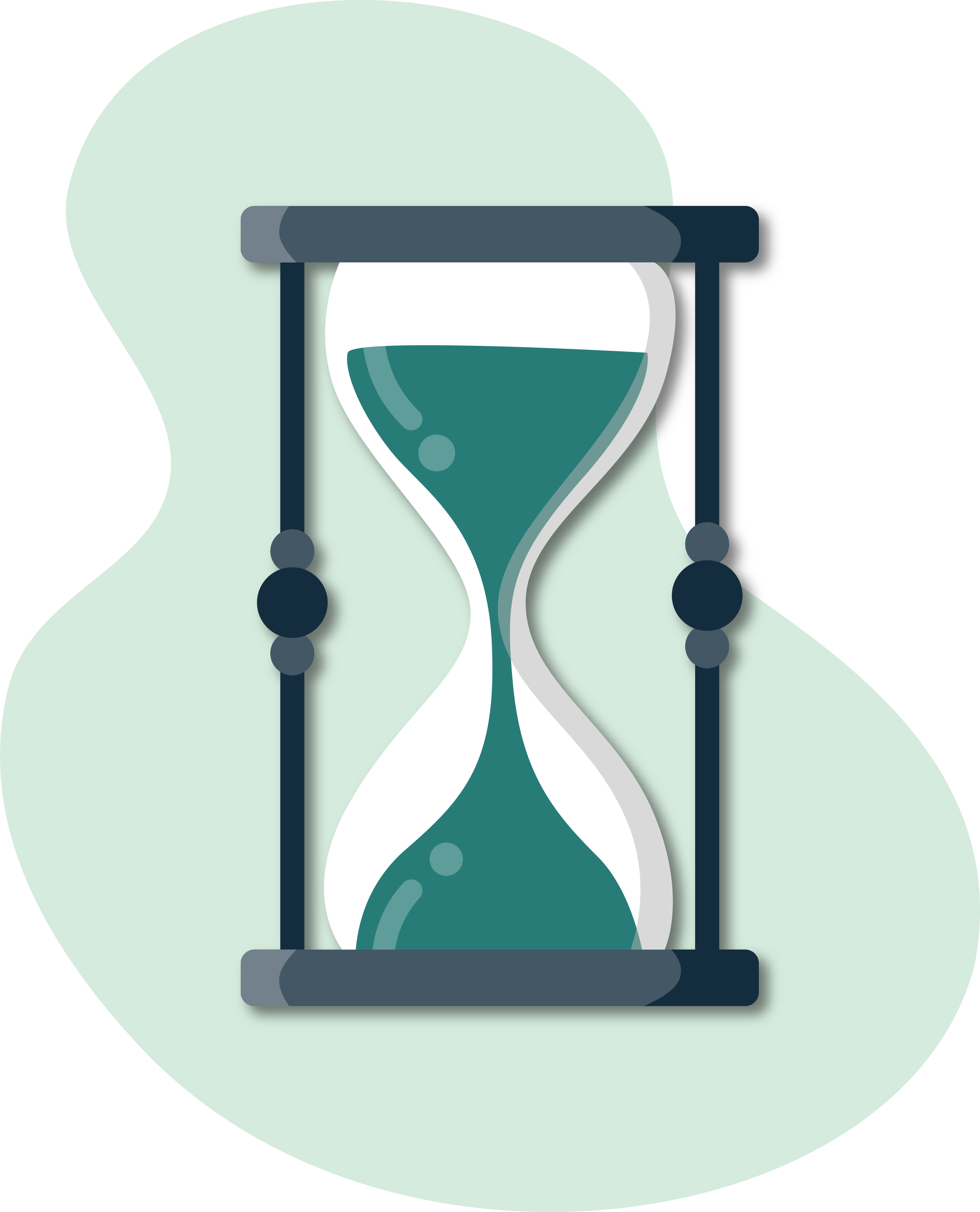 hour glass graphic