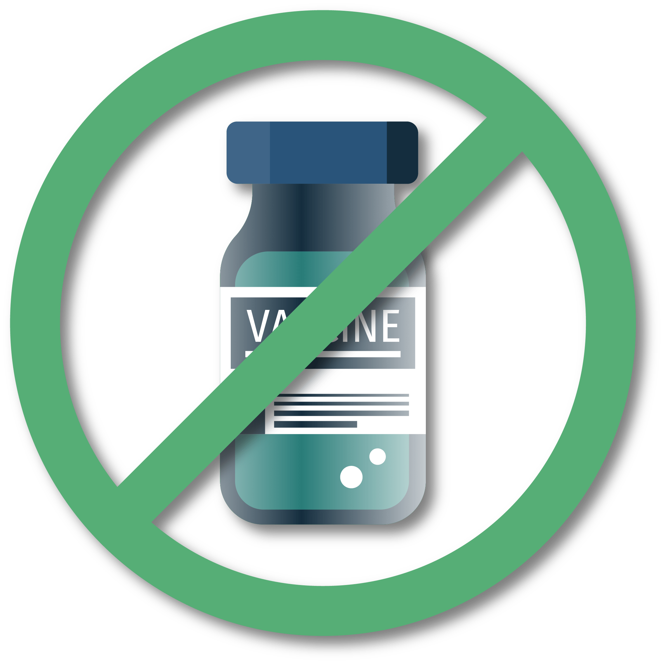 No Vaccine graphic