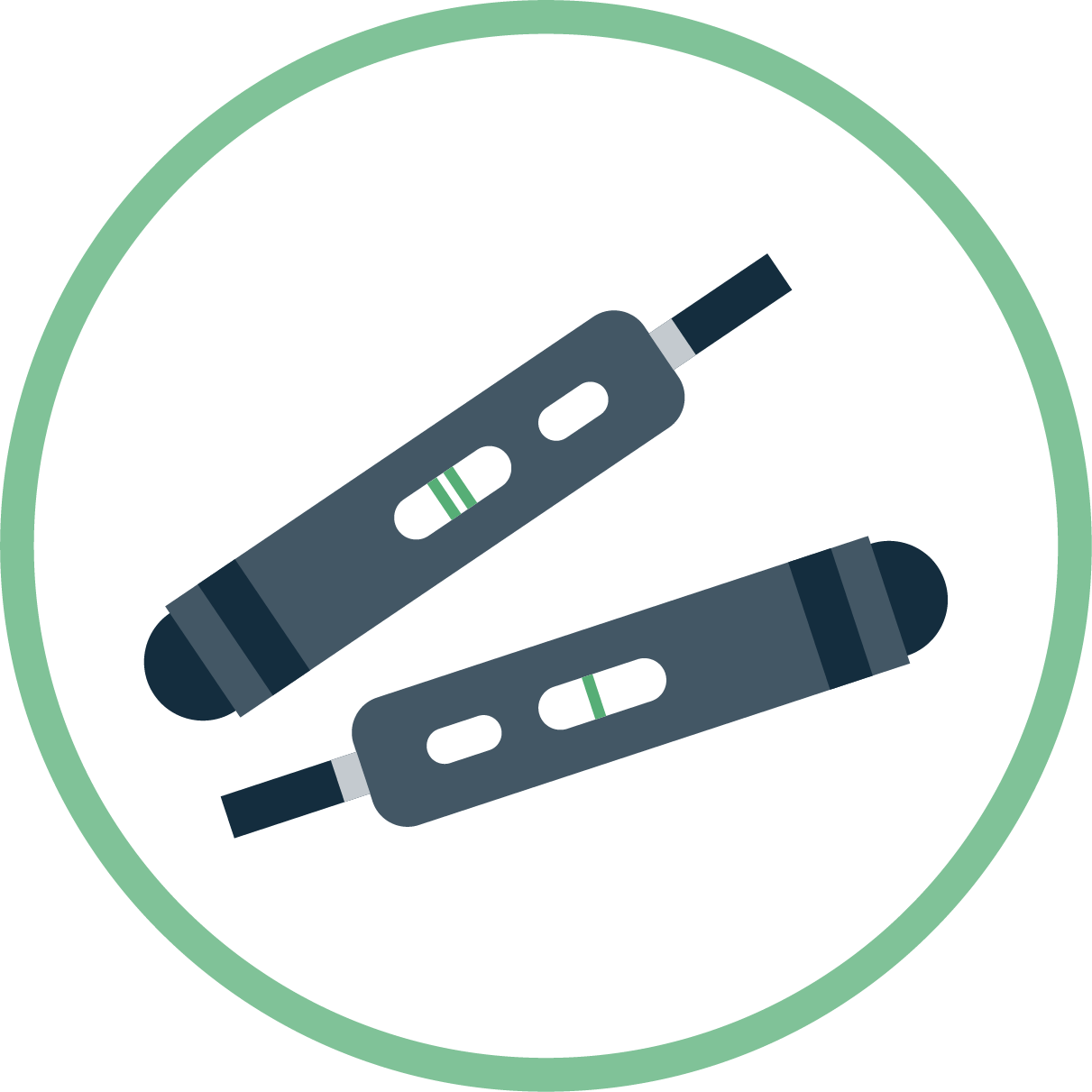 COVID-19 test graphic