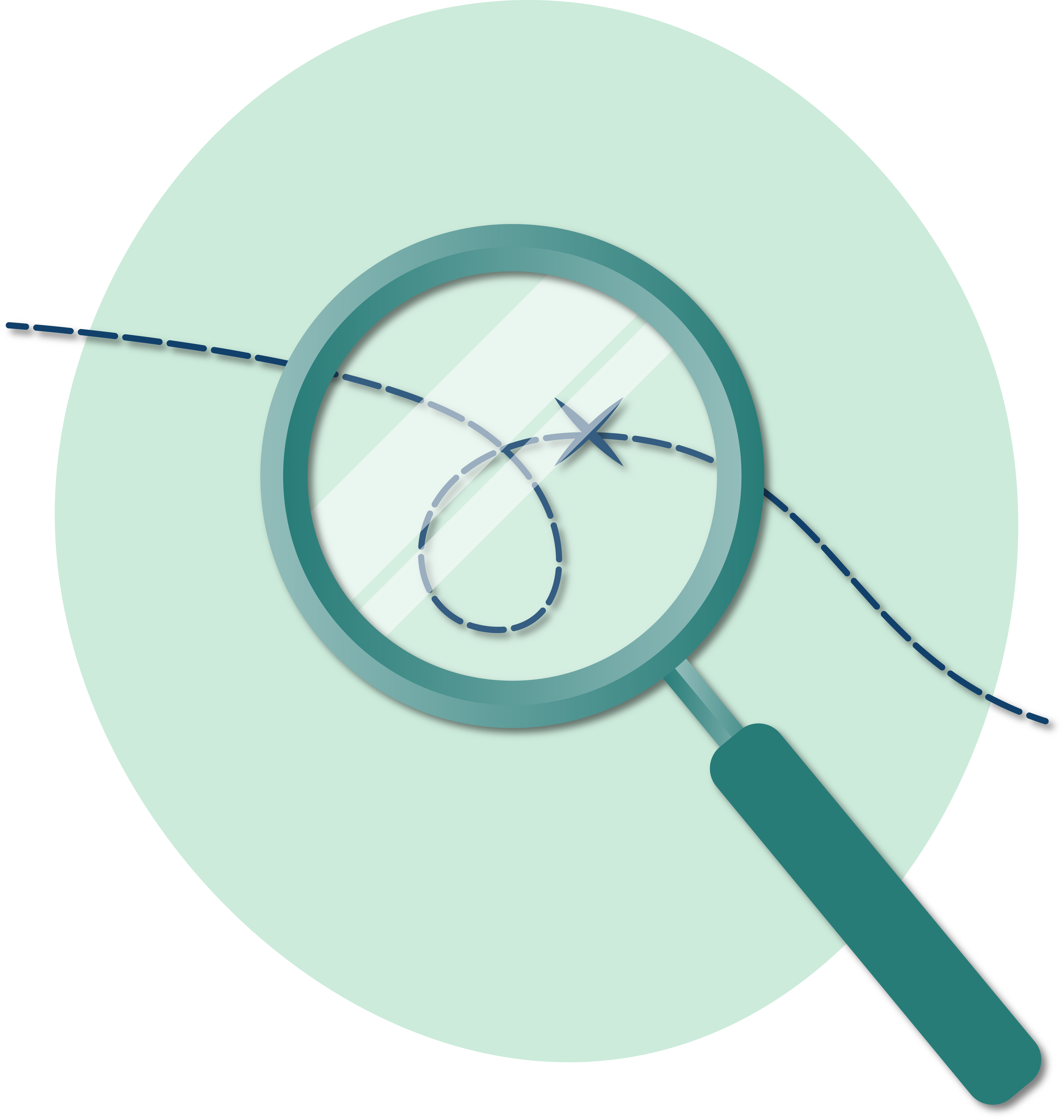 magnifying glass graphic