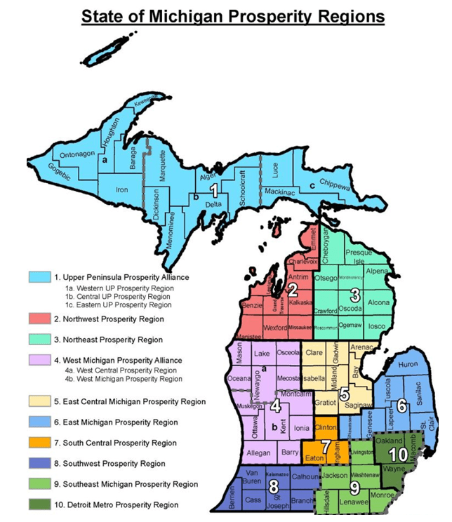 prosperity region map