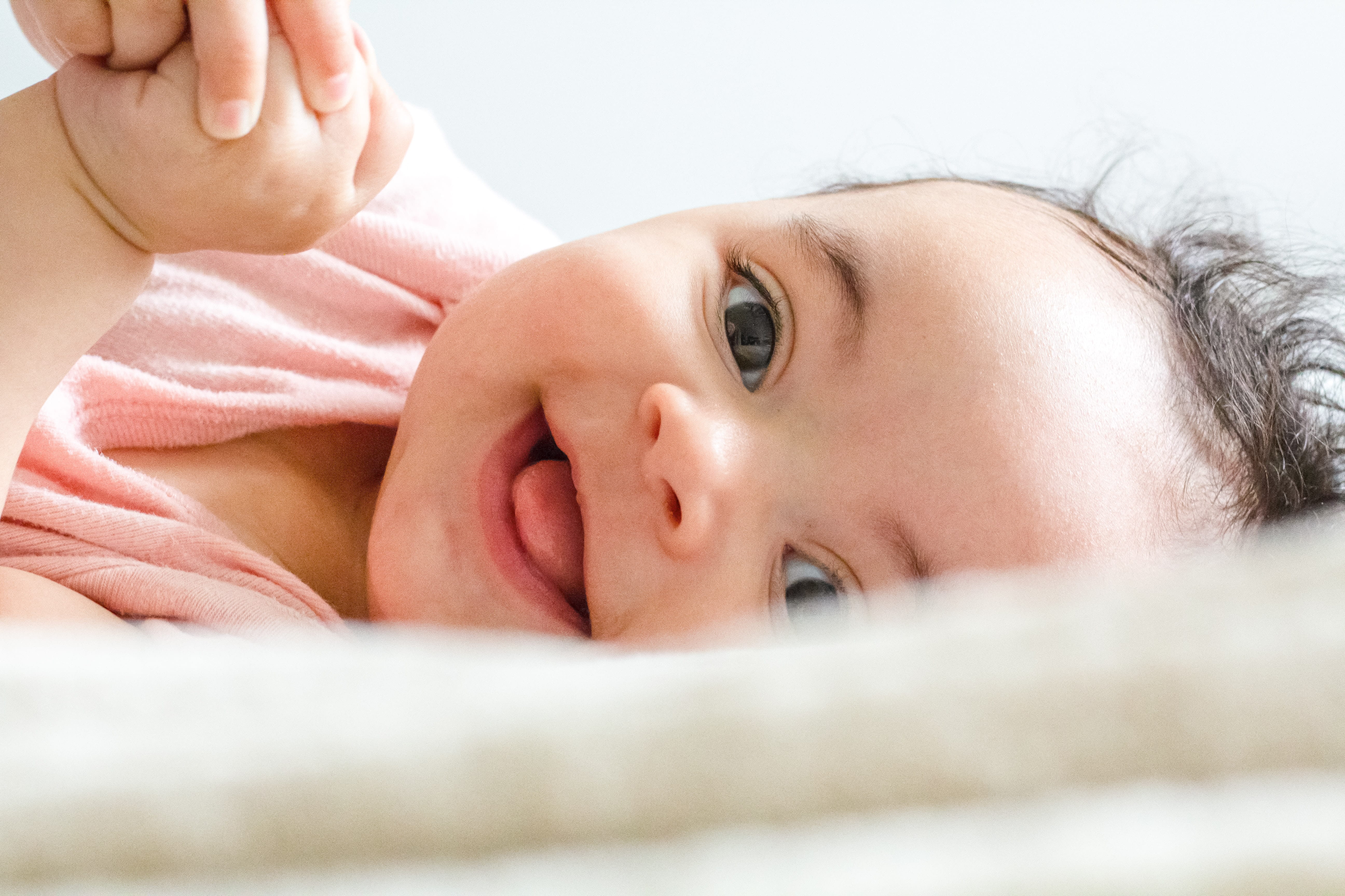 baby smiling