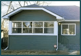 Blue house