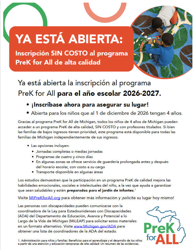 Spanish flyer cover