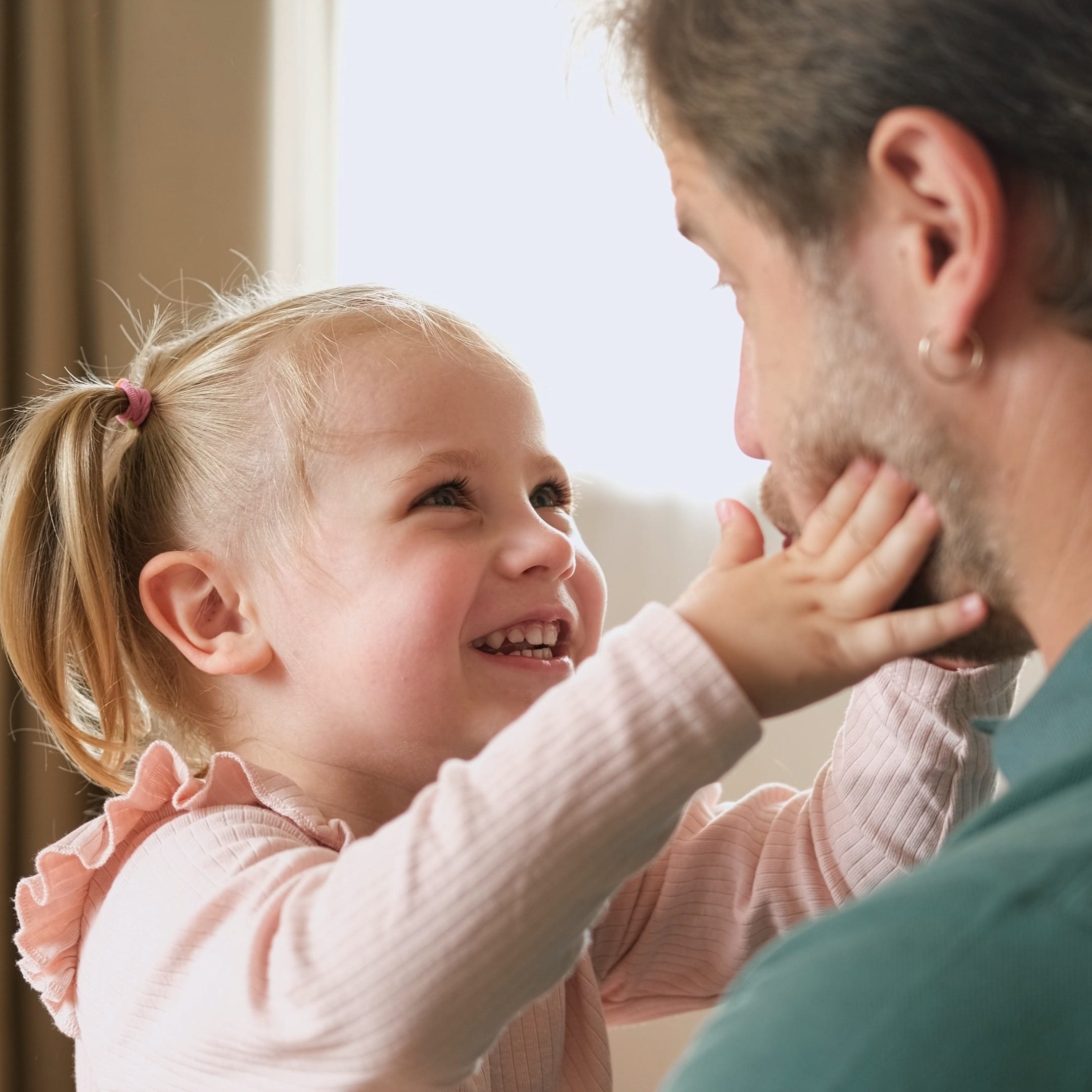 Toddler and parent