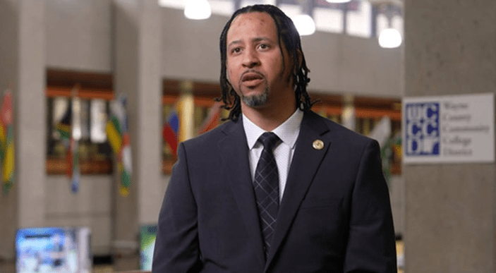 Brandon Keyes speaking about Michigan Reconnect