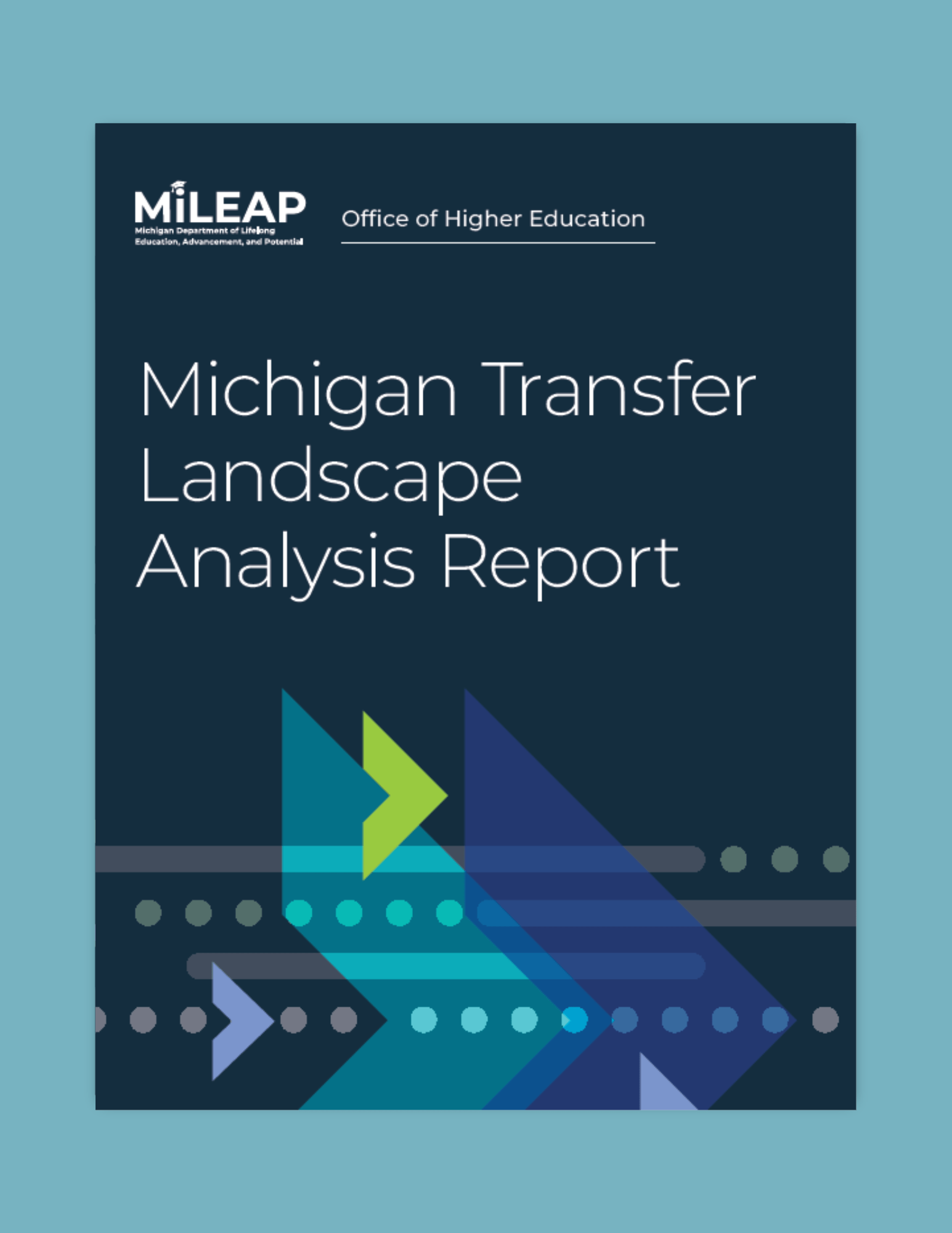 Michigan Transfer Landscape Cover Thumbnail on light blue background