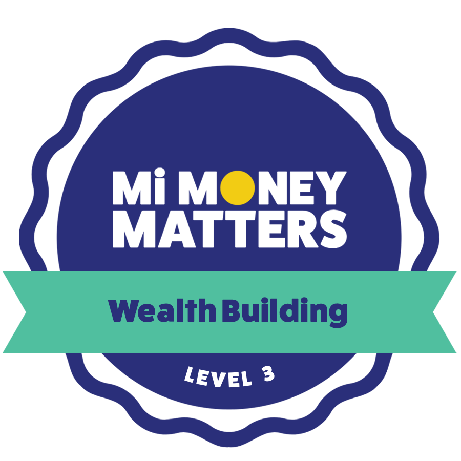 Wealth building badge