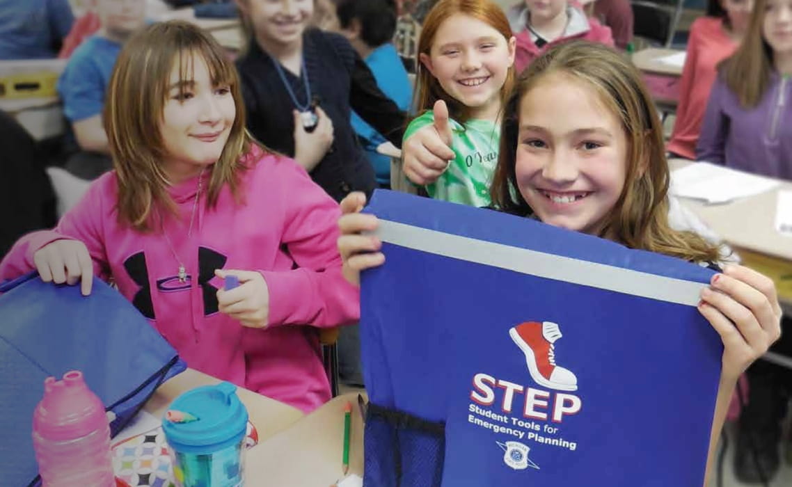 A classroom of children attending a STEP program class