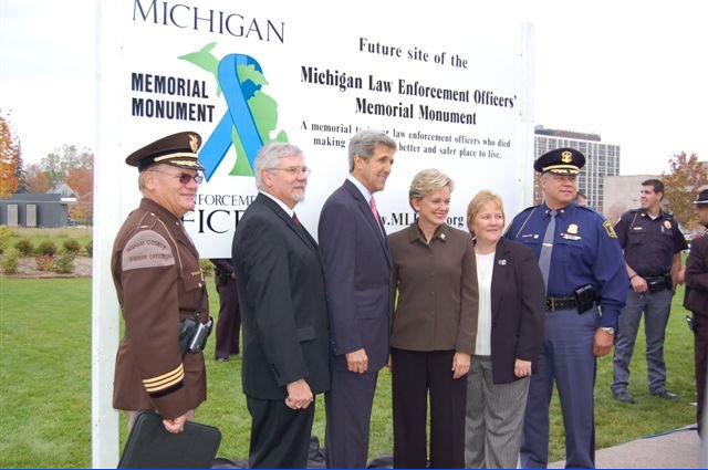 Governor Jennifer Granholm and U.S. Senator John Kerry
