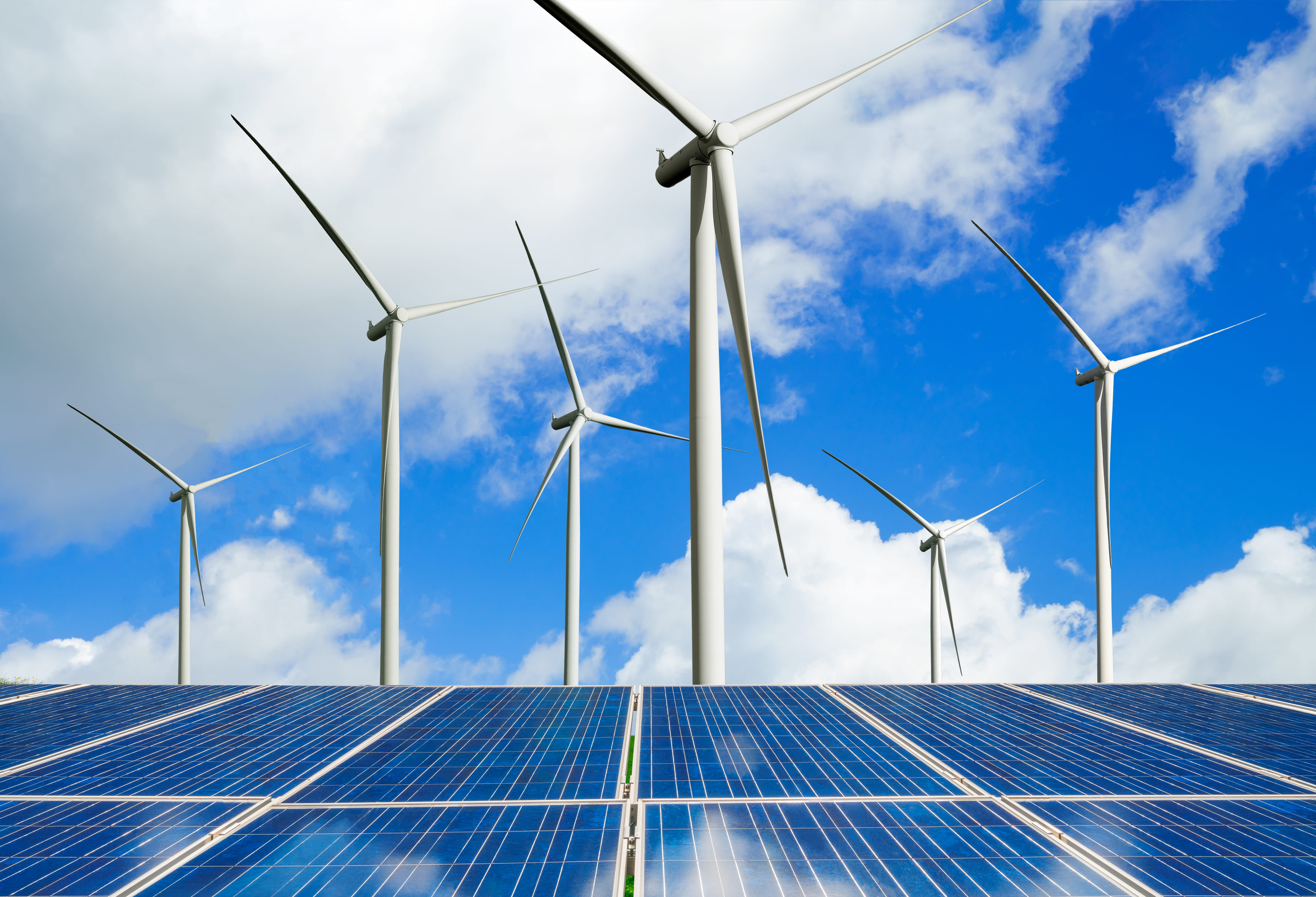 Wind Turbine and solar panels