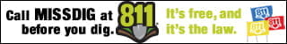 Call MISSDIG before you dig.