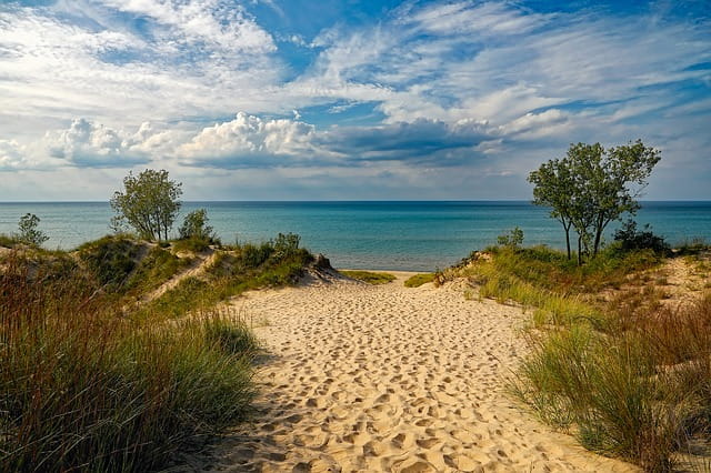 Lake Michigan Shoreline - Summerwise Photo