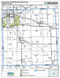 Ingham County map
