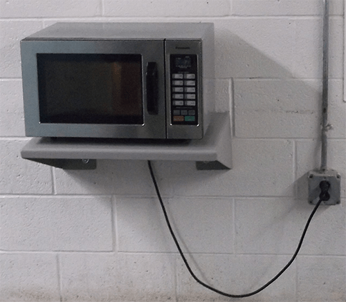 2578 Microwave Shelf Display